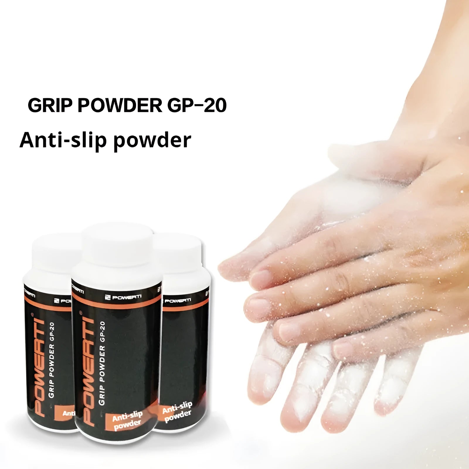 White magnesium carbonate anti-slip powder for sports grip enhancement