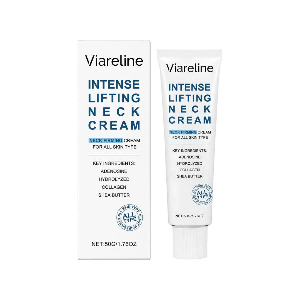 50g tube of tightening neck cream with hydrolysed collagen and hyaluronic acid