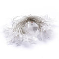 3 metre long LED star light string with 20 warm white glass lights for outdoor holiday decoration