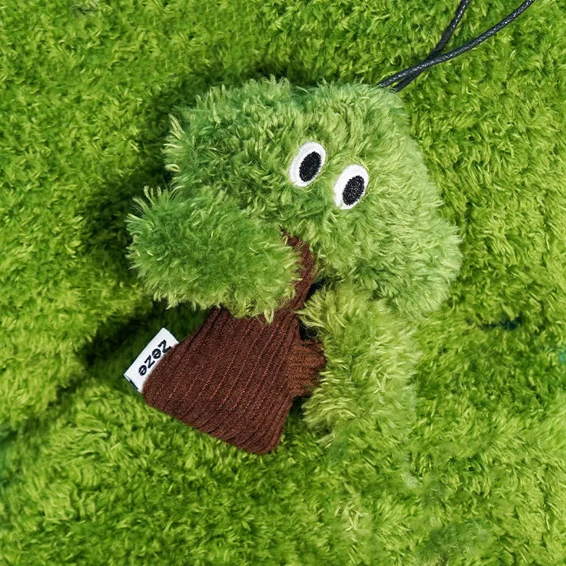 Pine tree cat mint toy bag pendant in three sizes for interactive feline play