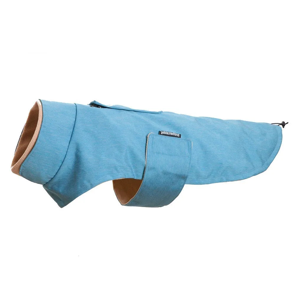 Polyester dog cold-proof vest in rose red, light blue, or grey for medium to large breed dogs