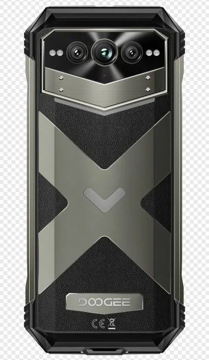 VMAX PRO Mobile Phone in black and grey colours with included charger and manual