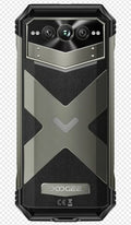 VMAX PRO Mobile Phone in black and grey colours with included charger and manual