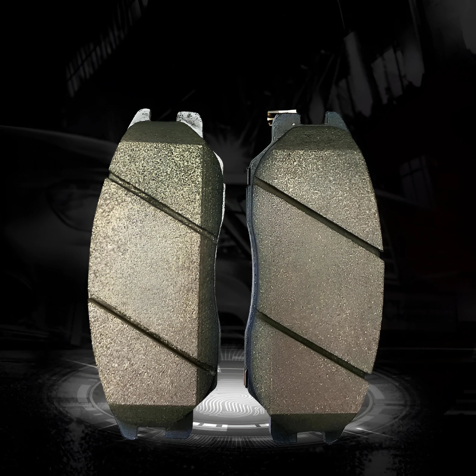 Brake pad metal accessories part numbers 4813009A10 and 4813008BA0 for Aiteng Kyron Rester vehicles