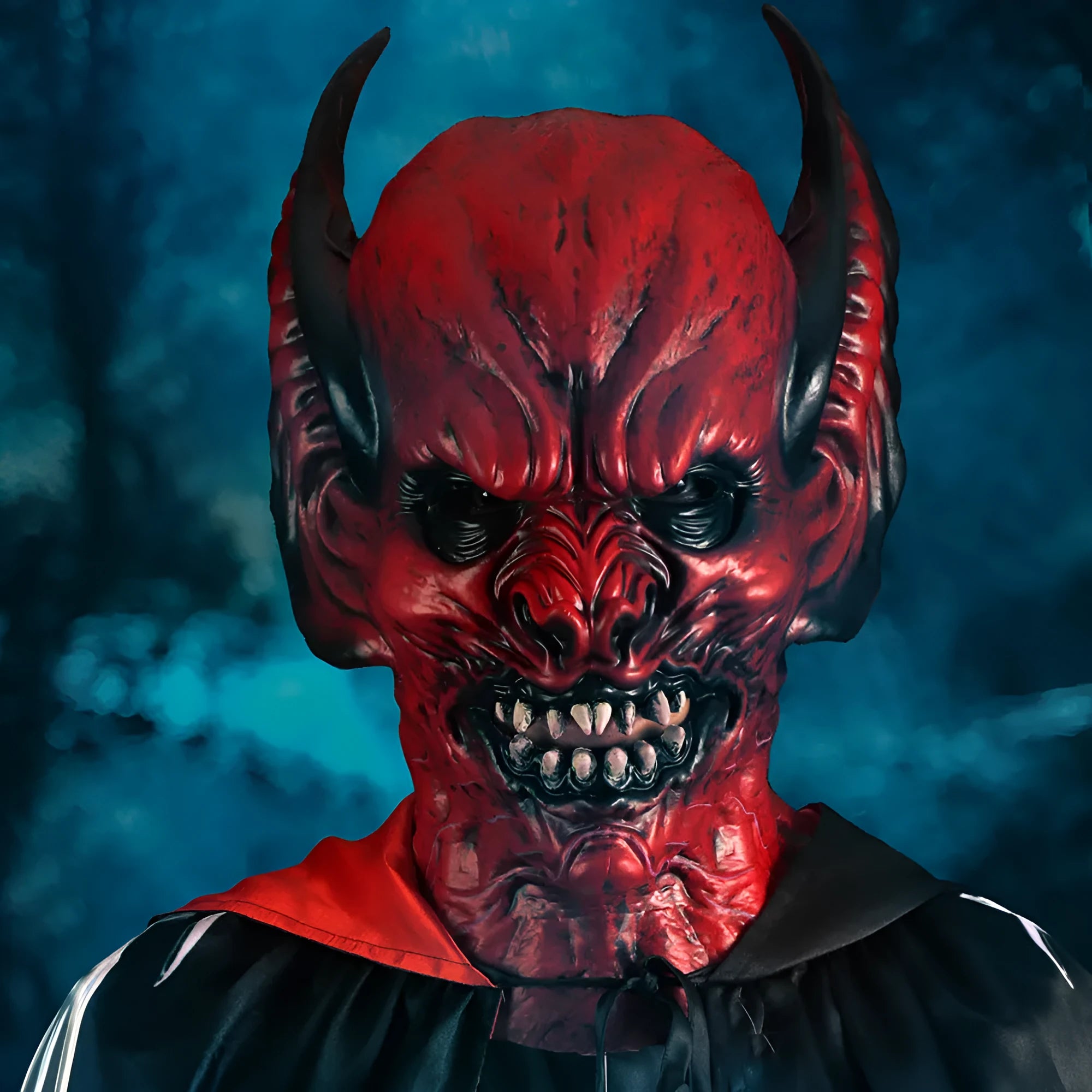 Red bat head hood mask for Halloween and Christmas costume parties