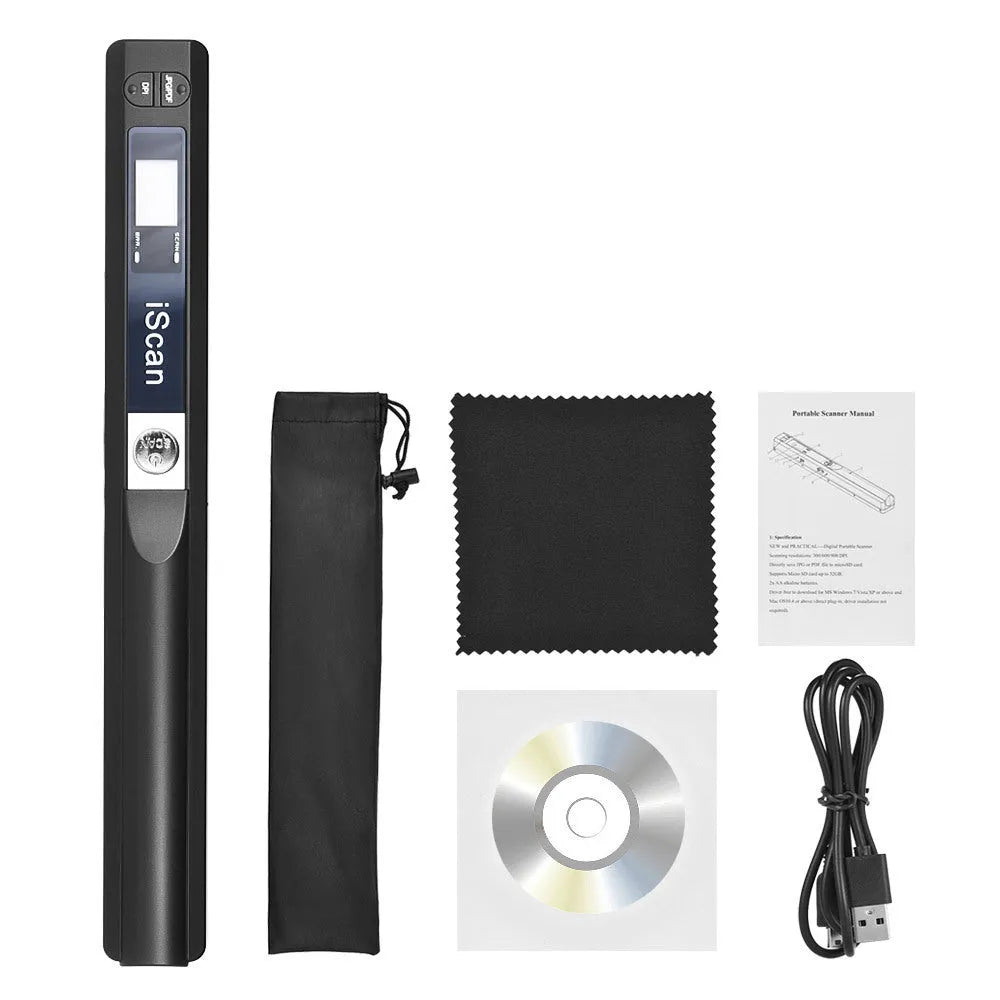 Handheld wireless barcode scanner in multiple colour options for portable inventory management