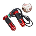 Plastic accelerator handle and switch kit for three-wheel electric car modification.