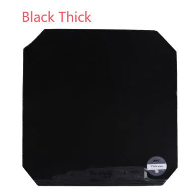 Fast Attack Sticky Classic-50 table tennis racket with anti-rubber surface in red and black colour options.