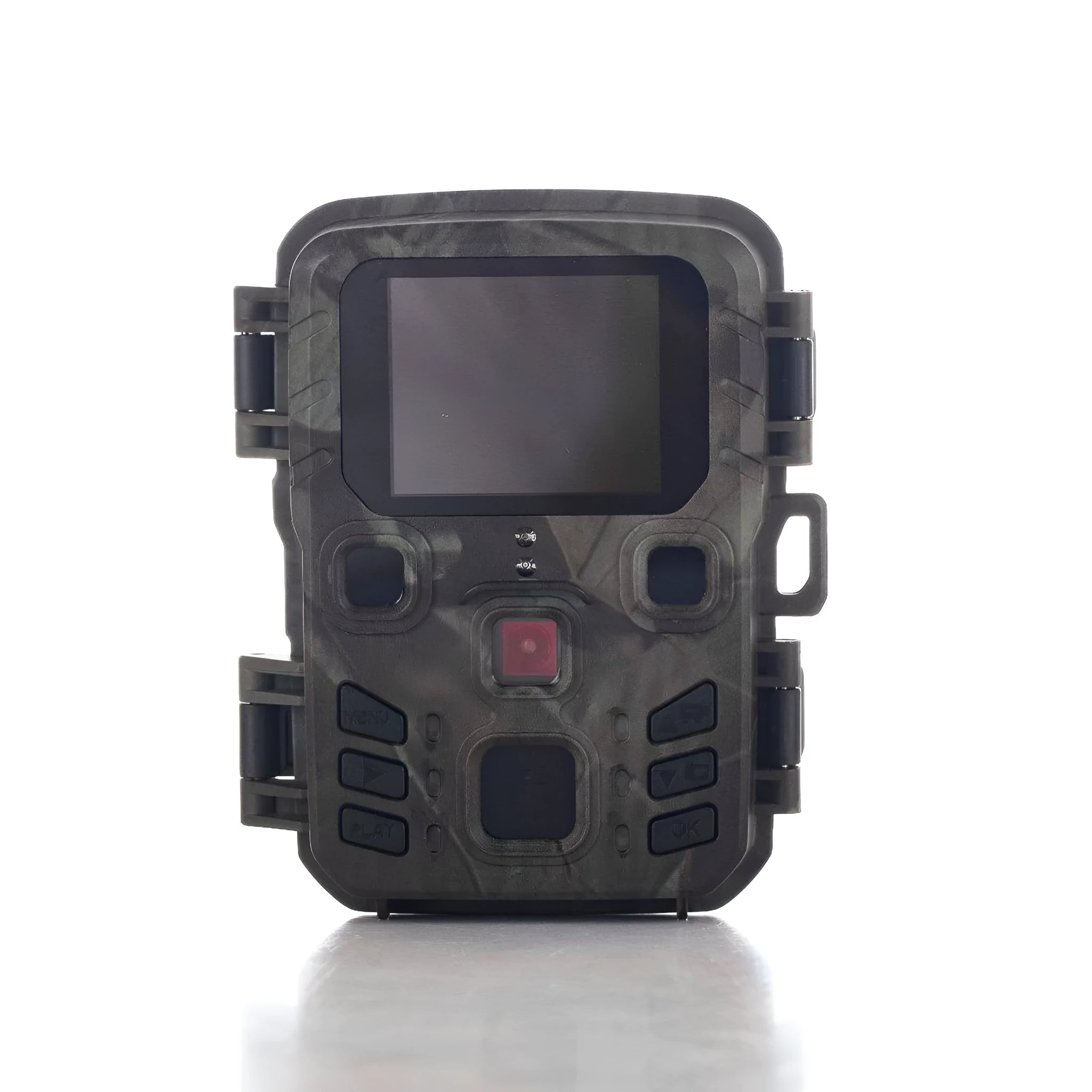 Black infrared night vision monitoring device for security surveillance.