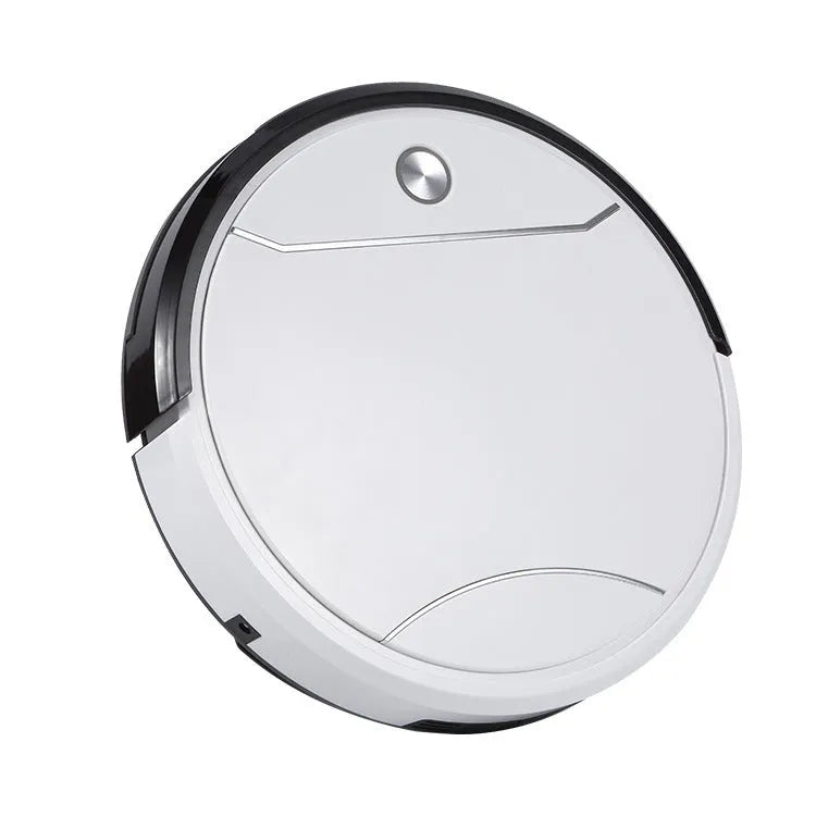 Jieshi D502 automatic recharge sweeping robot in white and black with remote control, 300ml capacity