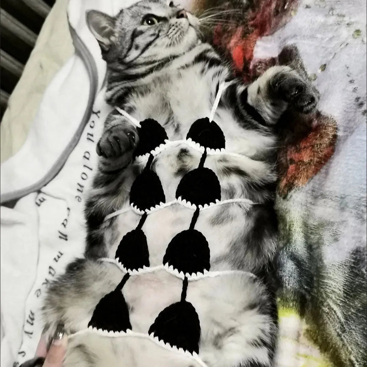 Cat wearing bikini costume in multiple colour options for Halloween and party events