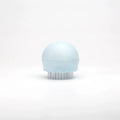 Floating massage pet needle comb in orange pink and baby blue, soft silicone brush for cat hair cleaning