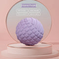 6cm TPR foot massage ball in pink, blue, green, or purple for fitness and health massage