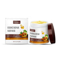 Jar of keratin and collagen repair hair mask with avocado oil, 227g net weight.