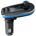 BT618C vehicle Bluetooth FM transmitter and MP3 player with LCD screen and USB port.