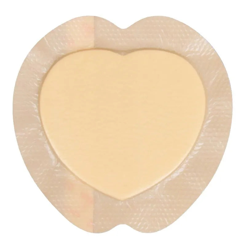 Skin colour silicone gel foam bedsore sticker for medical pressure relief