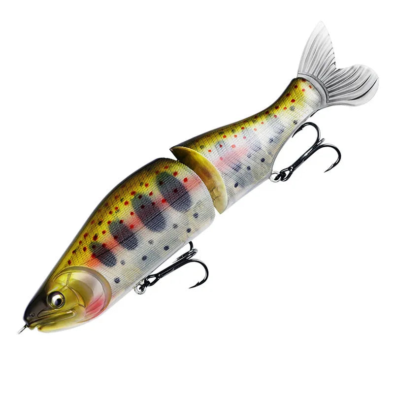 185mm soft plastic bass fishing lure in swimming bait design with colour options