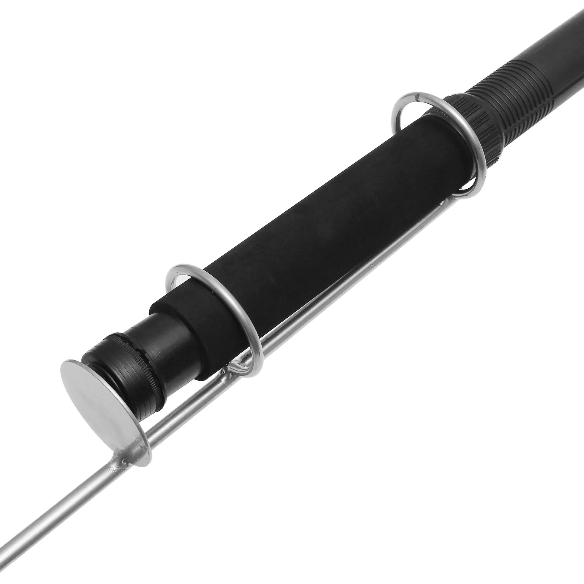 LED fishing rod light with telescopic pole and remote control for outdoor night fishing and camping