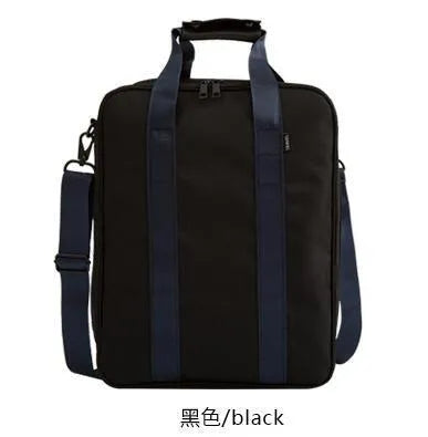 Large capacity waterproof nylon boarding bag for men in army green cube style for travel storage