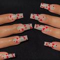 French Love Red Diamond Small Cherry nail art decals in JP1601 colour - pack of 24 pieces
