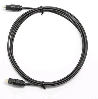 OD2.2 PVC jacketed fibre optic digital audio cable on a white background.