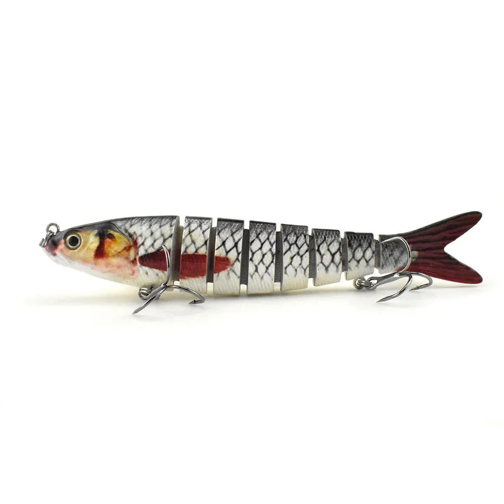 Eight Fish hard plastic fishing lure measuring 133mm, shown in a selection of available colour options.