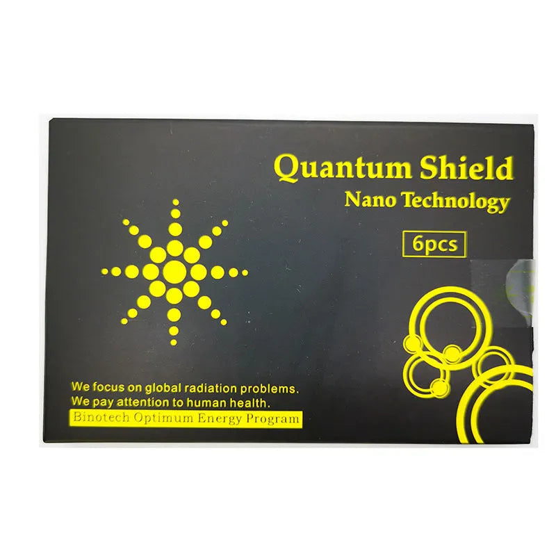 Anti-electromagnetic wave stickers for mobile phones in gold and silver colours