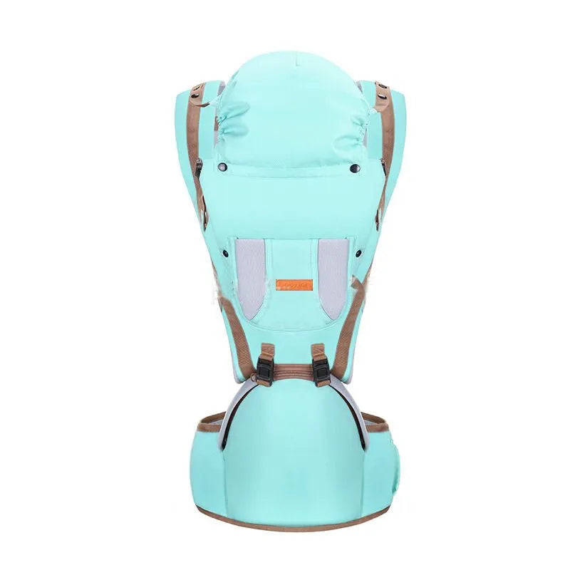 Babylab baby's strap multifunctional front cross holding device for parent child protection in blue colour