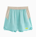 Men's dark rock ash workout shorts with elastic lace-up fly and loose fit design for lifting exercises