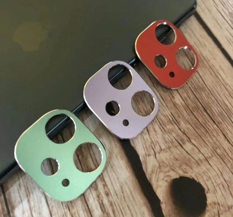 Metal lens protection ring for iPhone 11 and iPhone 11 Pro in multiple colour options
