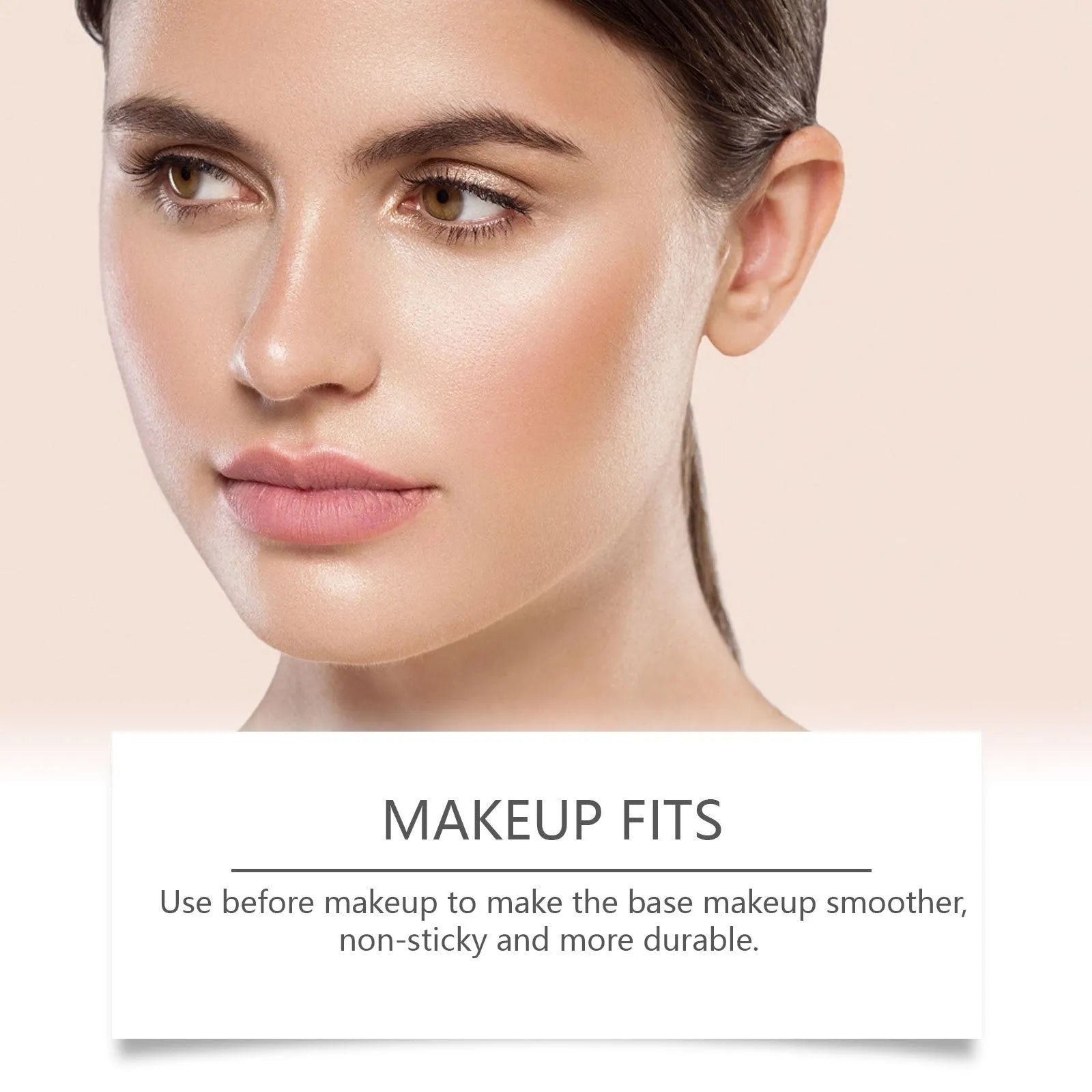 Clear moisturising makeup primer in 30ml bottle with cream texture