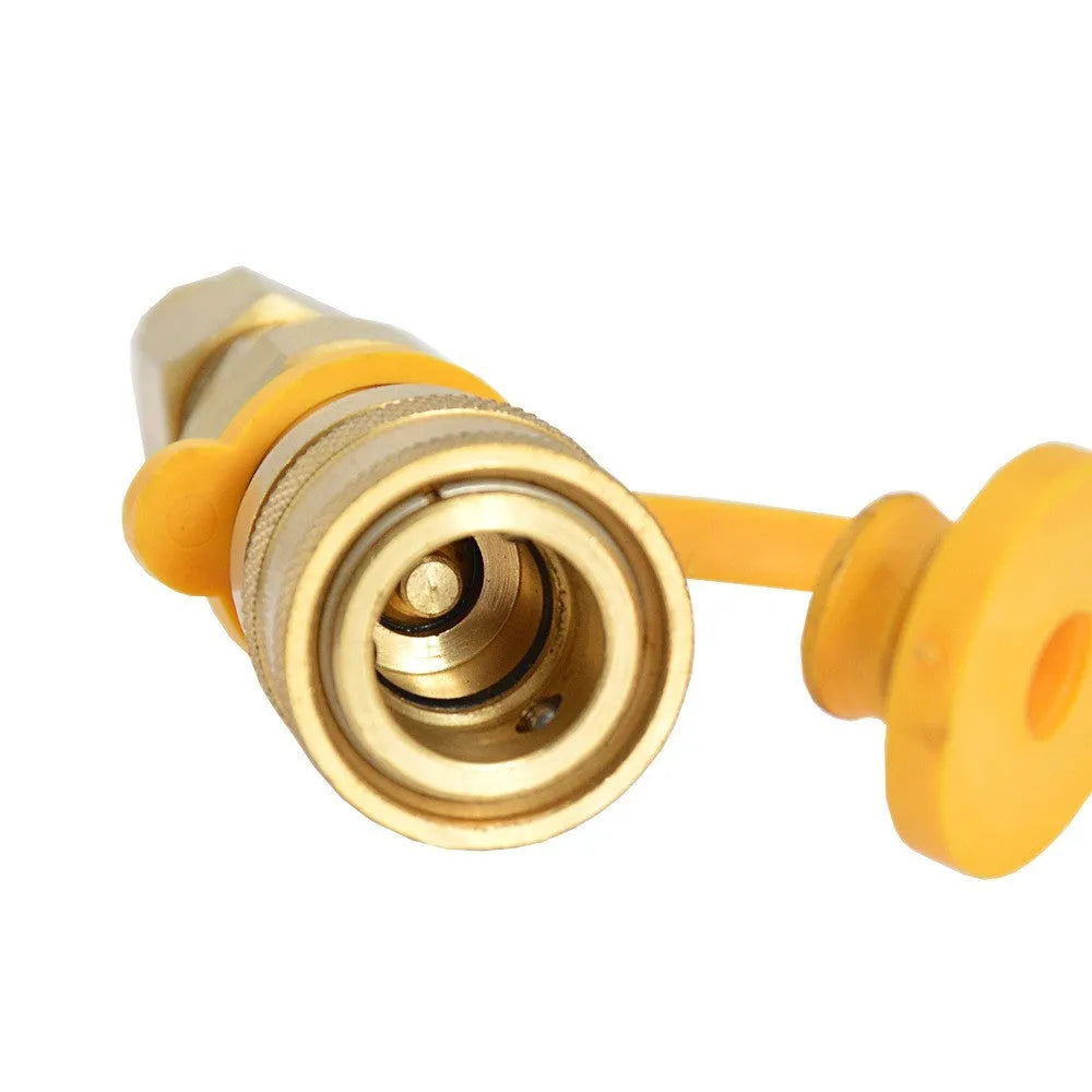 3/8 brass gas propane conversion charging connector with American standard thread