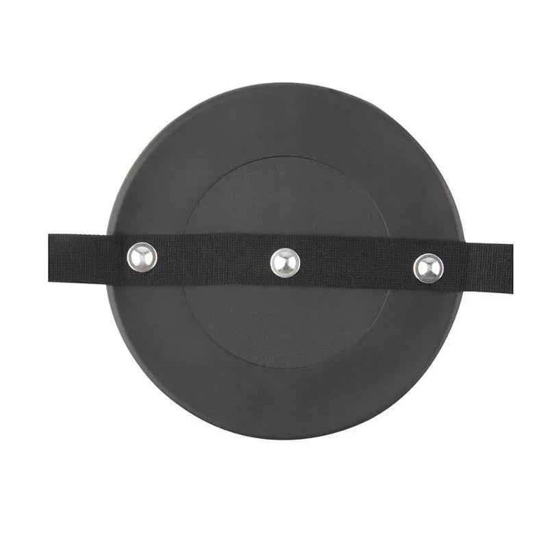 Black ABS baby safety seat rearview mirror with 17cm glass and adjustable ribbon for car seat mounting