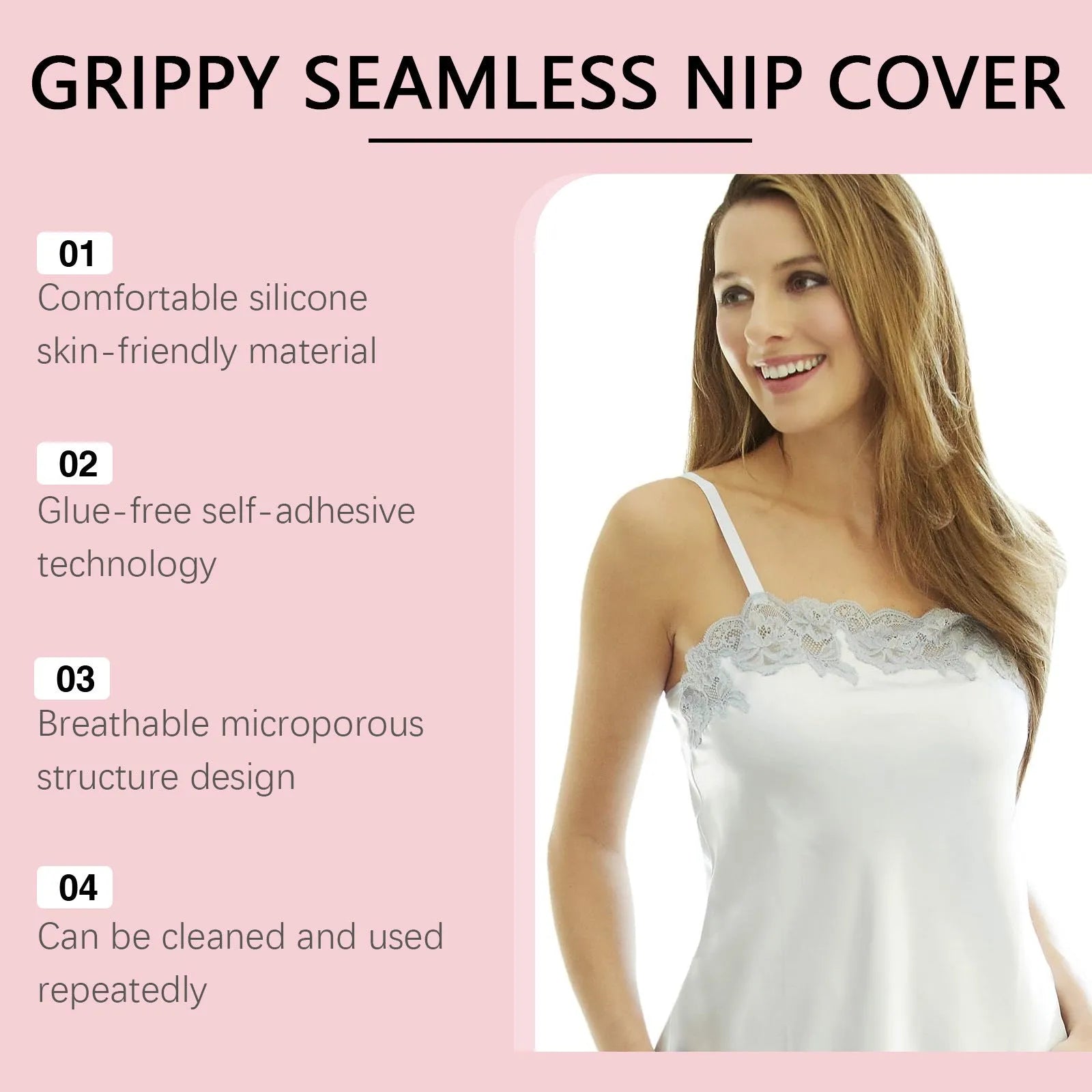 Invisible milk head cover chest patches for nursing mothers with aloe extract