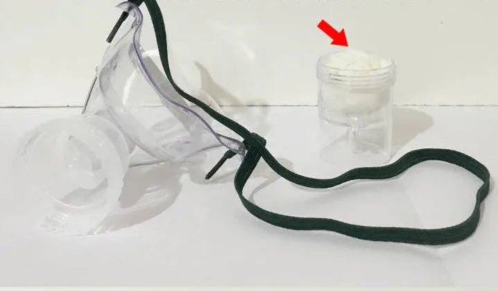 White silicone and plastic mask aid hook with adjustable strap for earloop relief