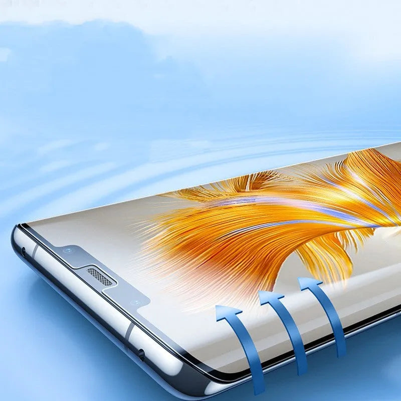 TPU screen protector for Huawei Mate60 and Mate60Pro with anti-fingerprint feature and application tools