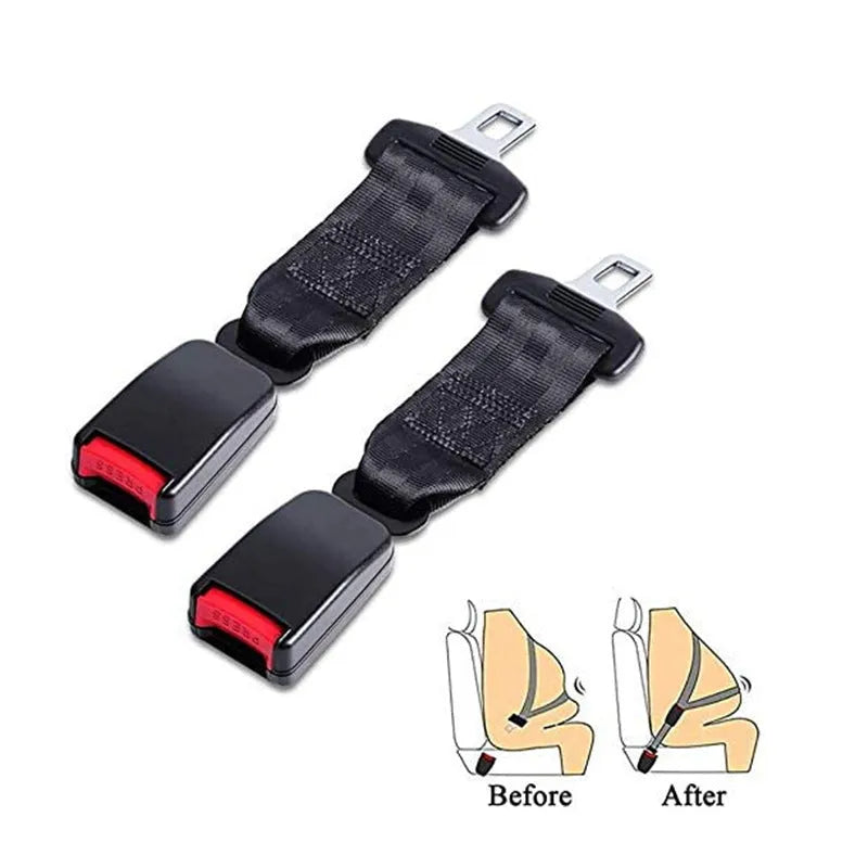 36cm black car seat safety belt extender for pregnant women and child car seats