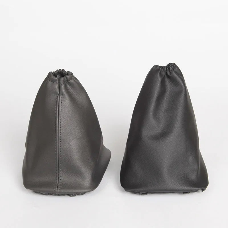 Black leather shift lever dust cover for Toyota Corolla car gear lever protection