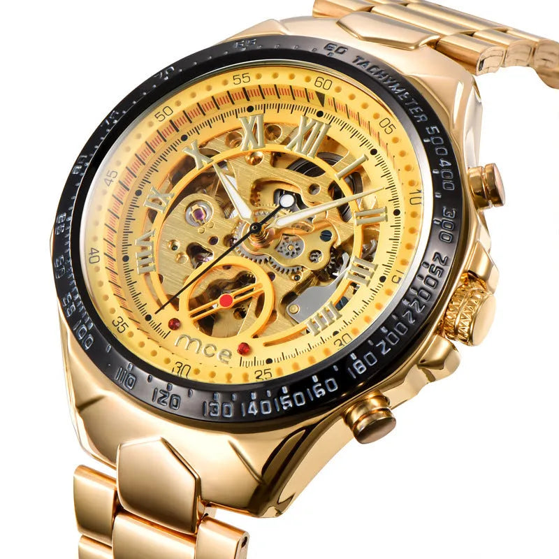 MCE explosion proof mechanical watch with automatic movement and stainless steel case