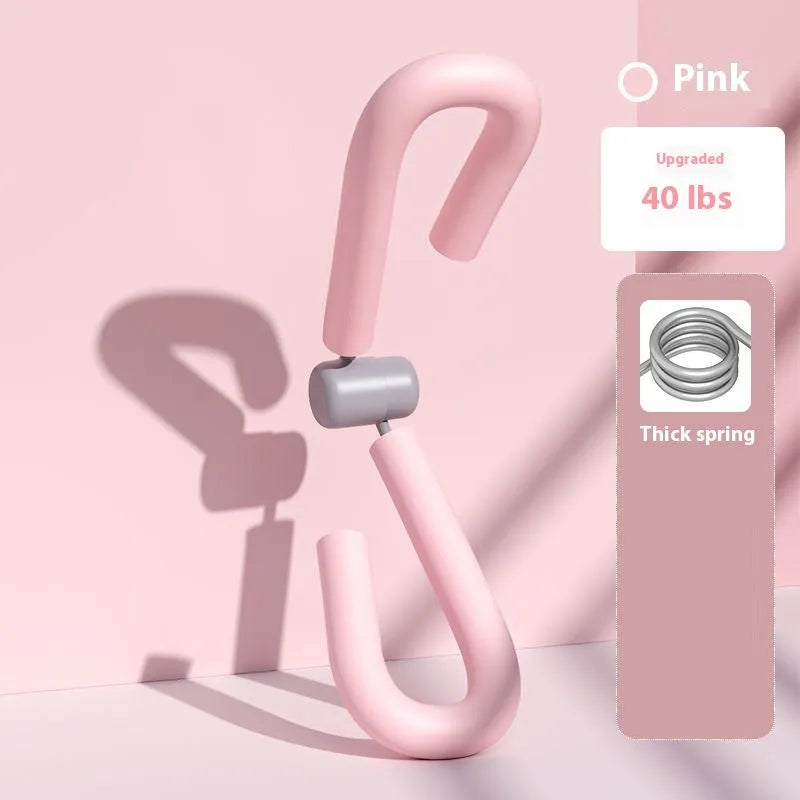 Yoga four-piece fitness set showing leg stretcher, yoga ring, pedal puller, and figure eight tension rope
