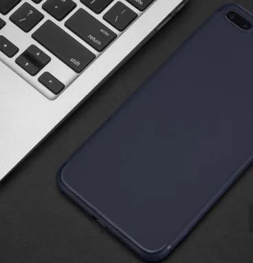 TPU mobile phone case for Apple iPhone in black, blue, red, and white colour options