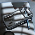 Two-in-one magnetic phone case for iPhone 17 Pro Max in black, dark blue or white colours