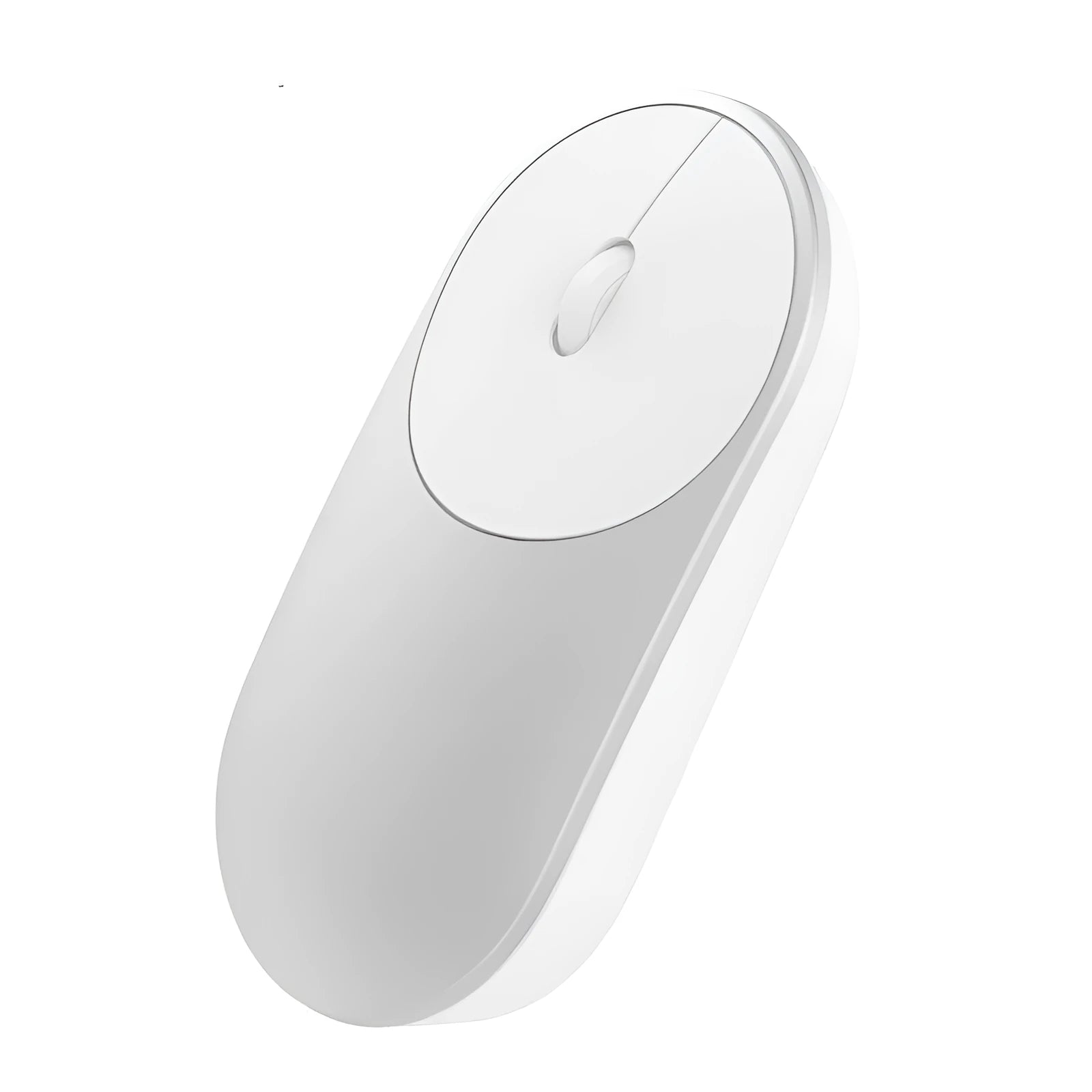 Wireless portable mouse in black or white with Bluetooth and 2.4GHz for laptop use