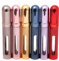 12ml aluminium travel perfume bottle with glass liner in bullet shape