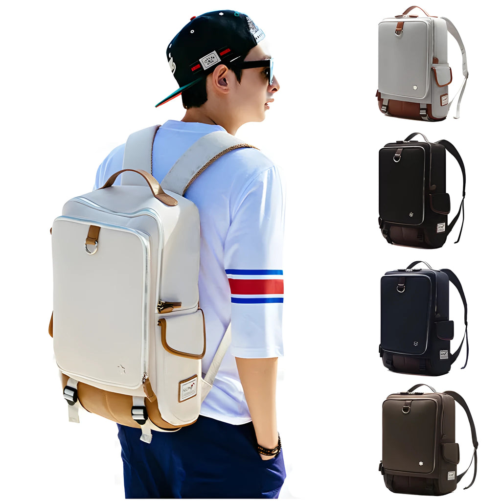 Oxford cloth Korean style backpack in Army Green colour with 30x16x46cm dimensions