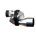Aluminium alloy 8x20mm pocket monocular telescope with blue coated lenses and collapsible rubber eye cup