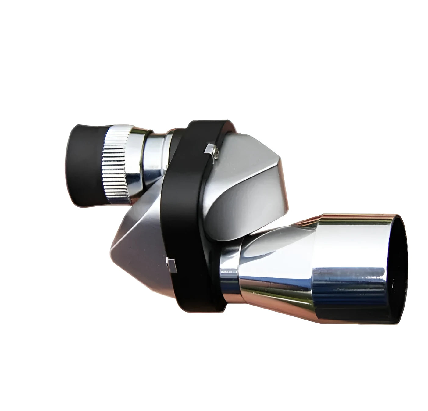 Aluminium alloy 8x20mm pocket monocular telescope with blue coated lenses and collapsible rubber eye cup