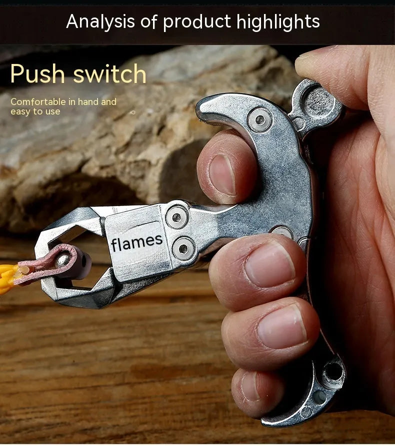 Alloy release aid with two-axis harpoon clip for crossbow and archery use