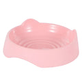 Ceramic dog slow feeder puzzle bowl in blue, green, or pink for small medium large breed puppies