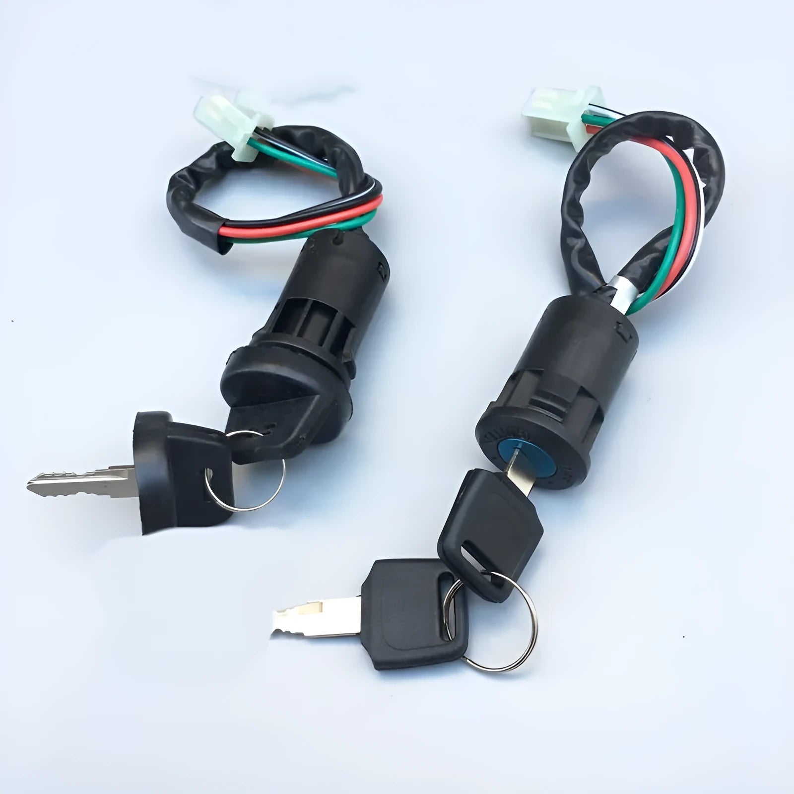Waterproof electric car door lock with plastic housing for vehicle security systems